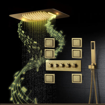 LED Spa shower system