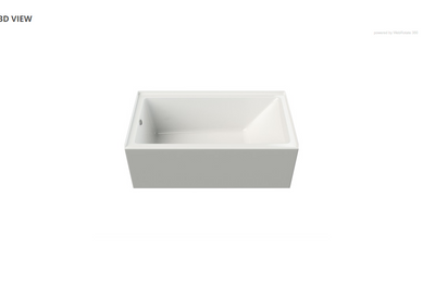 Mirolin Alcove  with intergrated skirt Adora Tub 60" x 32"
