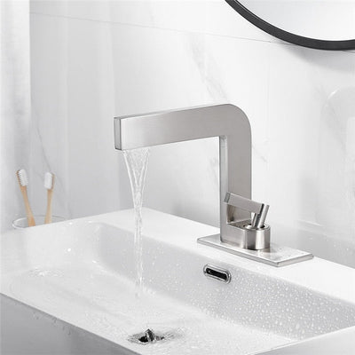 Modern Nordic Design Single Hole Bathroom Faucet