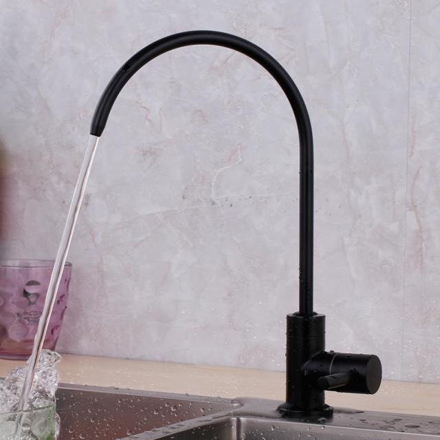 Reverse Osmosis White and black drinking water filter tap pure water filter faucet for sink