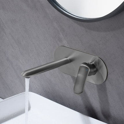 Nordic Design Wallmounted Single Lever Bathroom Faucet