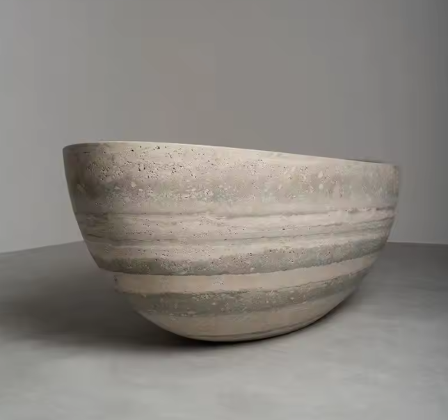 Roman Natural Marble Stone Bathtub