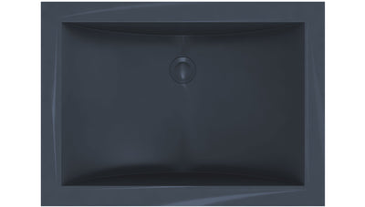 Black grey gun stainless steel undermount bathroom sink