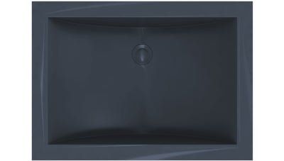 Commercial grade 16 gauge-Brushed Gold -Matte Black  Rectangular Stainless Steel Undermount Bathroom sink