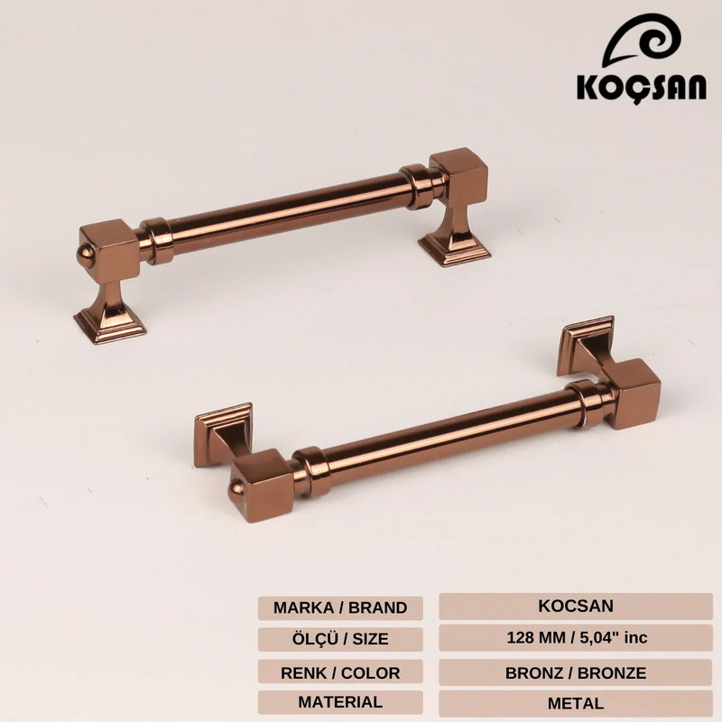 Copper satin-Black-Gold- Cabinet door handles and knobs