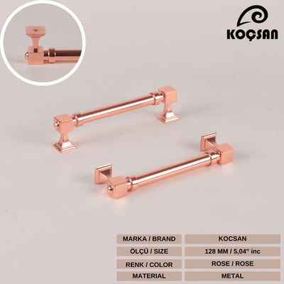 Copper satin-Black-Gold- Cabinet door handles and knobs