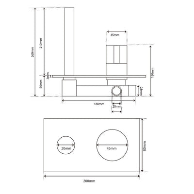 BULGARI- Design New 2023 wallmounted Bathroom Faucet