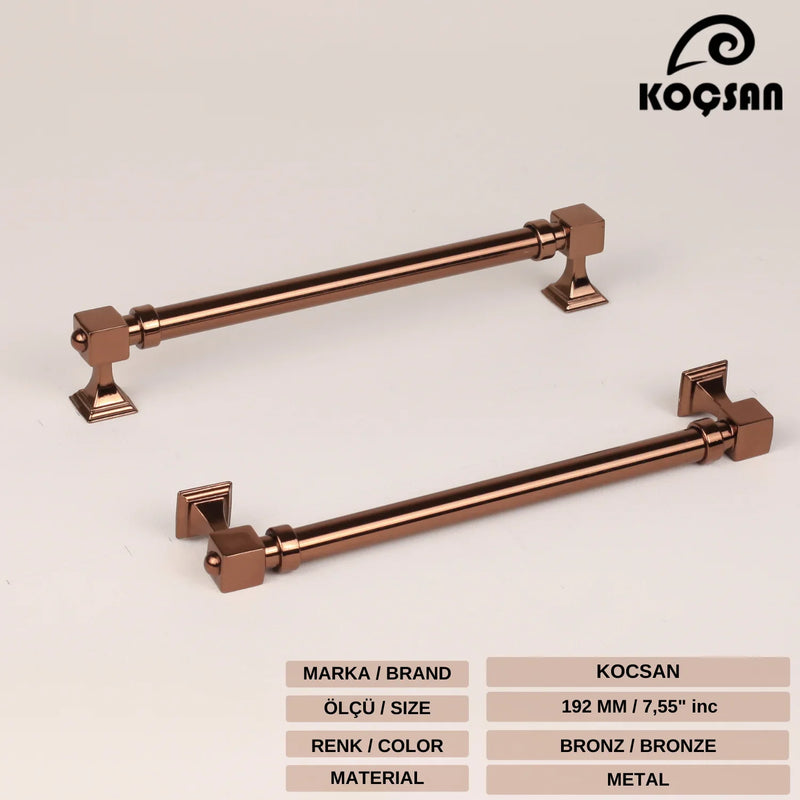 Copper satin-Black-Gold- Cabinet door handles and knobs