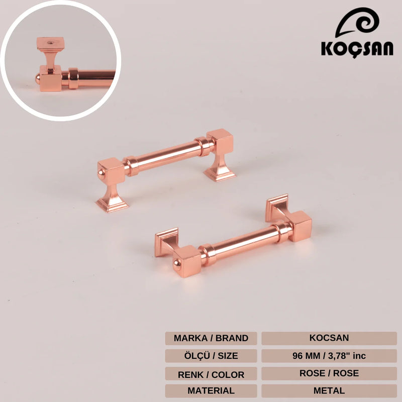 Copper satin-Black-Gold- Cabinet door handles and knobs