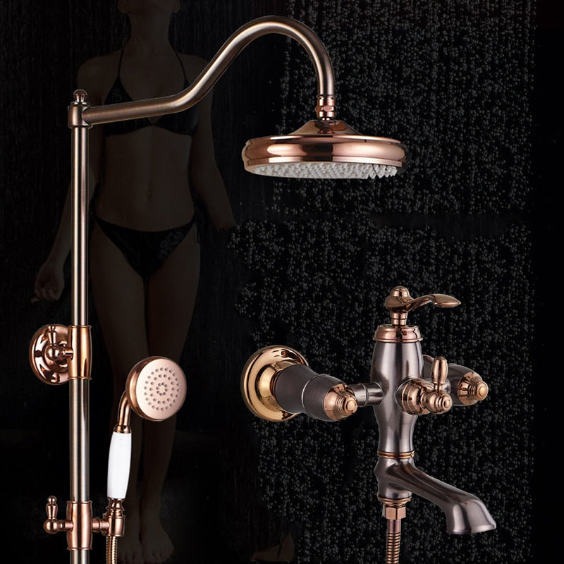 Rose Gold Victoria Rose Gold Exposed Shower System