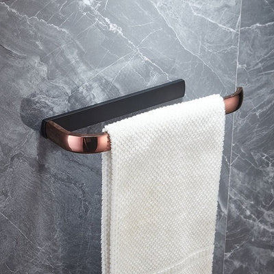 Rose gold with Grey gun Metal Bathroom Accessories