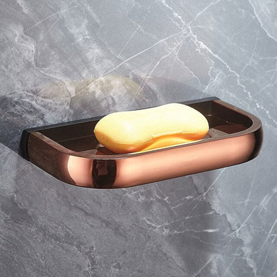 Rose gold with Grey gun Metal Bathroom Accessories