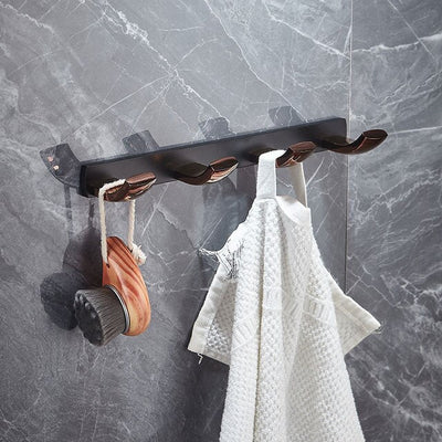 Rose gold with Grey gun Metal Bathroom Accessories