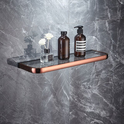 Rose gold with Grey gun Metal Bathroom Accessories