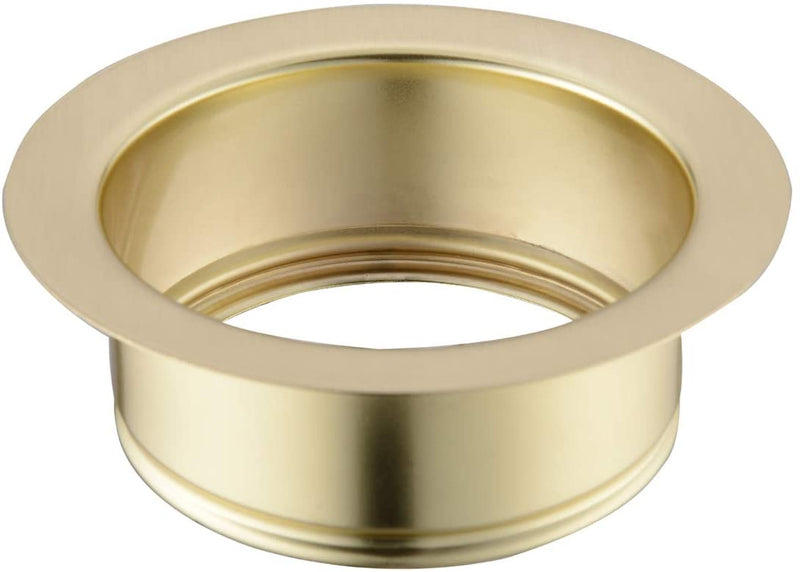 Brushed Gold Kitchen Sink Garbage Garburator Flange Cover