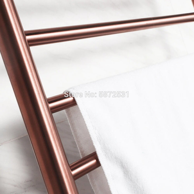 Brushed rose gold Hotel design electric hardwired towel warmer CSA 24"x32"10"