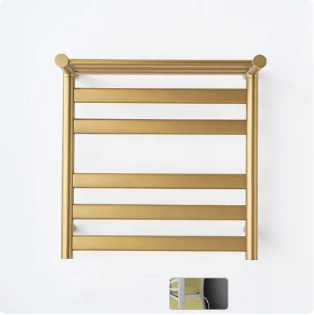 Hotel Design Brushed Gold Electric Hardwire towel warmer CSA 24"x32"x10"