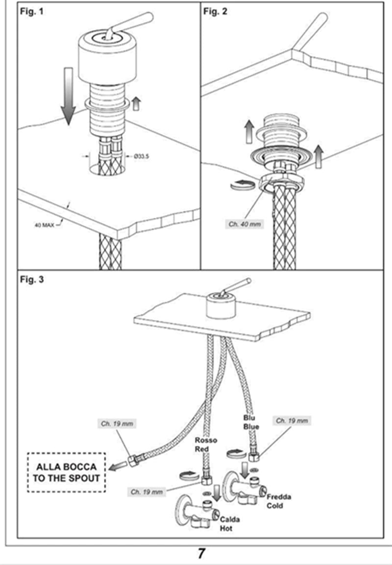 Nordic Ceiling mount bathroom faucet