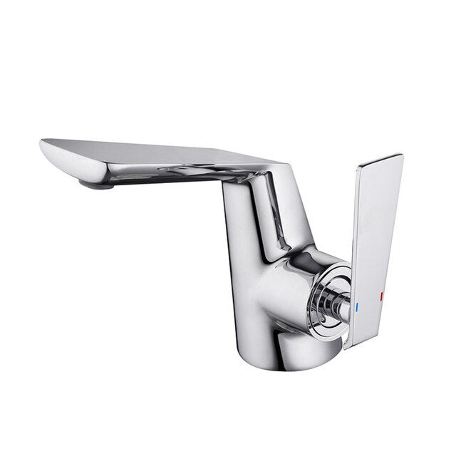 Nordic Design Chrome Single Hole Bathroom Faucet Model SANI-MJ2032