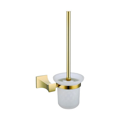 Gold polished brass square bathroom accessories