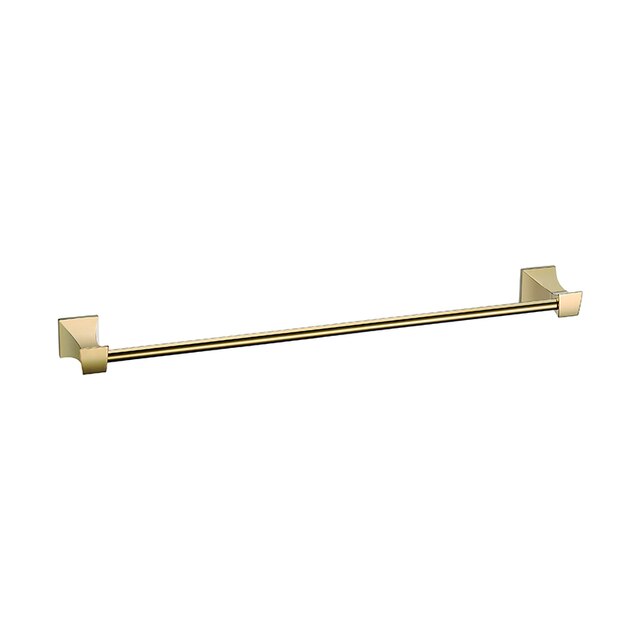 Gold polished brass square bathroom accessories