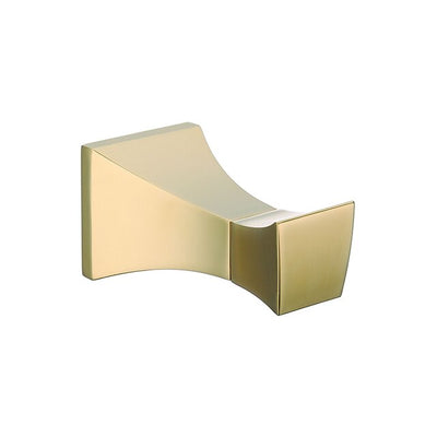 Gold polished brass square bathroom accessories