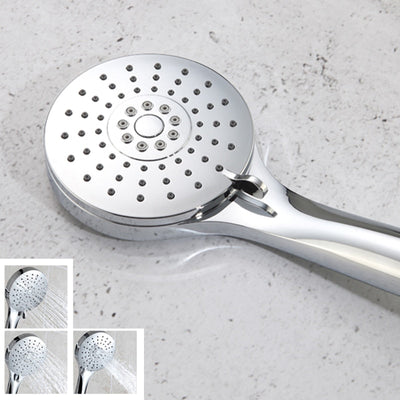 Chrome round hand shower sprays