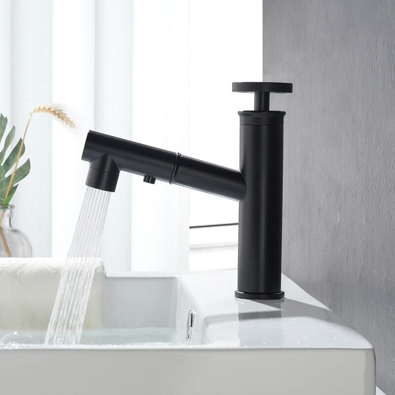 Black Industrial Victoria Kitchen Pull Out Faucet