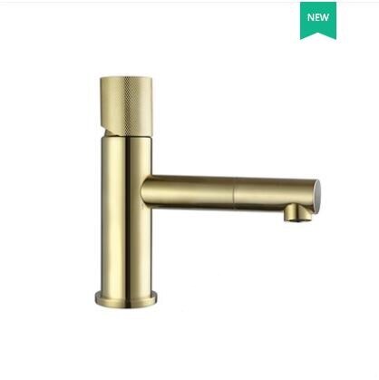 Nordic New 2023 Black with brushed gold single hole bathroom faucets