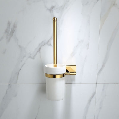 Gold polish brass bathroom accessories