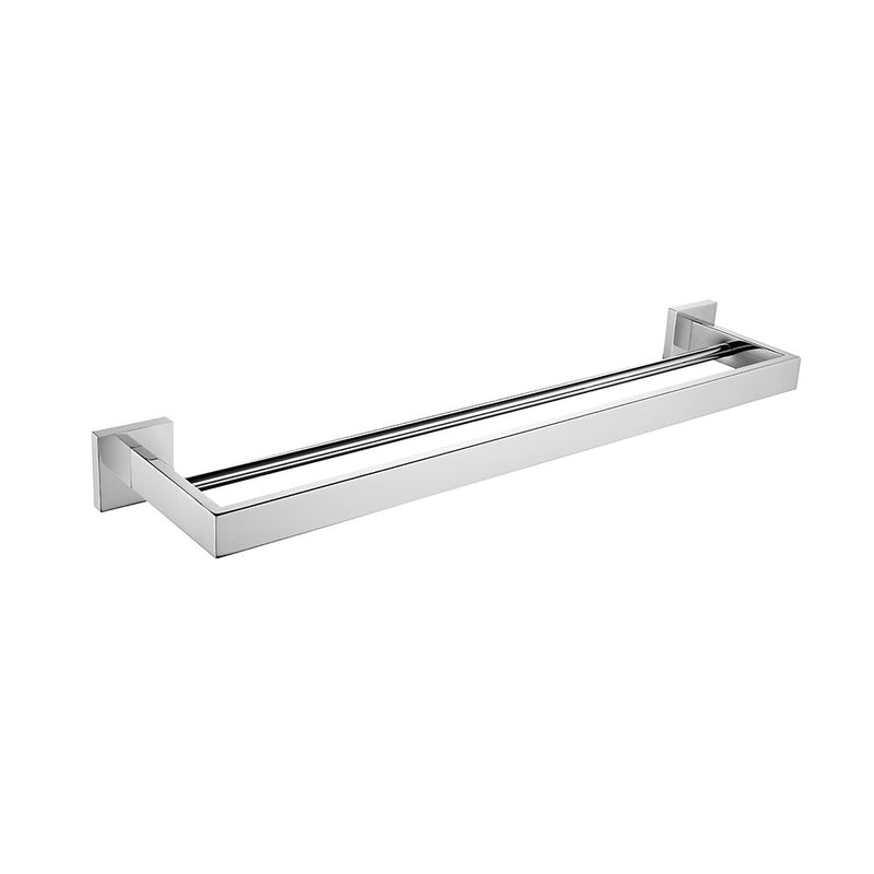 Chrome square bathroom accessories