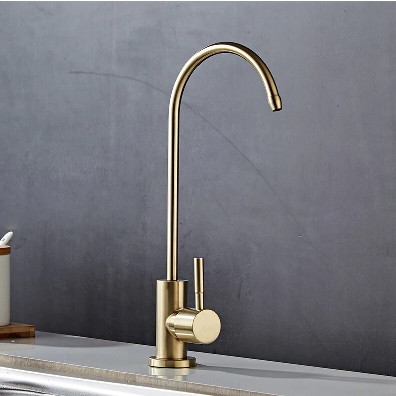 Brushed gold- Black- Brushed nickel  water filter faucet