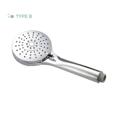 Chrome round hand shower sprays