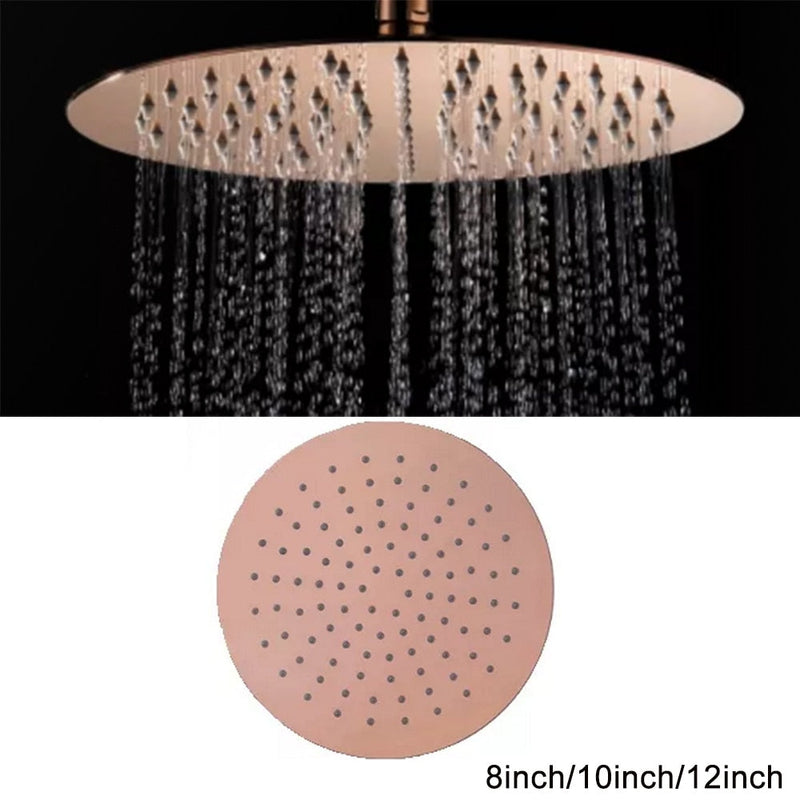 Colors Round Rain Shower Head size 8"-10"12"