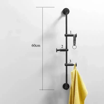 Modern wall mounted towel holder