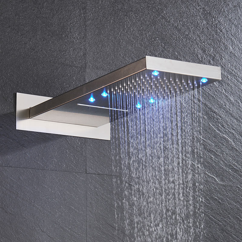 Waterfall 2 way rain shower head