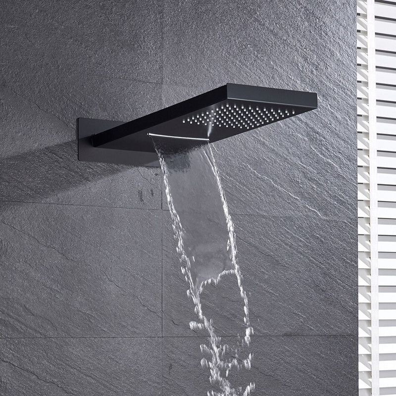 Waterfall 2 way rain shower head