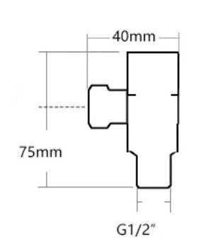 Gold polishe shut off valve