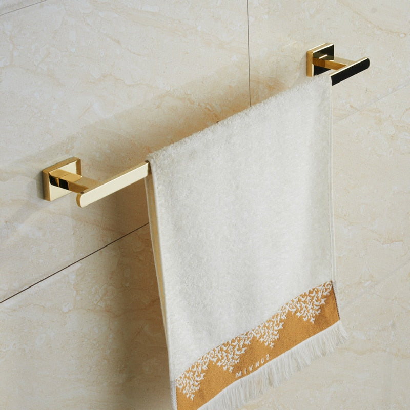 Gold polish PVD Platted Bathroom Accessories