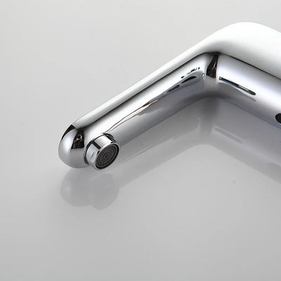 Chrome commercial cupc single hole sensor faucet