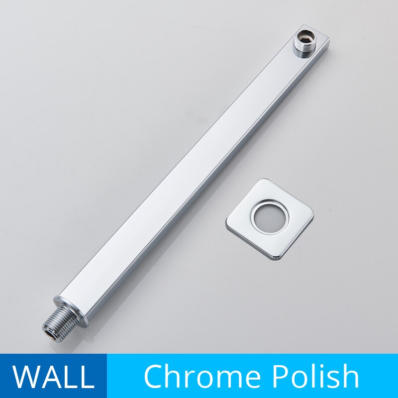 Ceiling and wall mounted shower arm