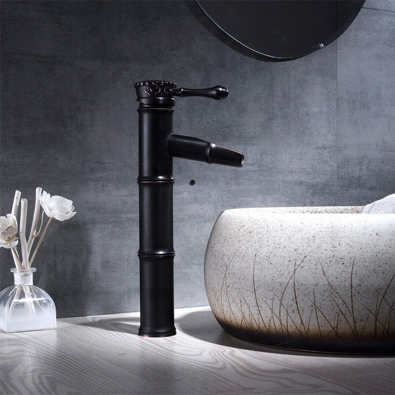 Bamboo Tall Vessel faucet