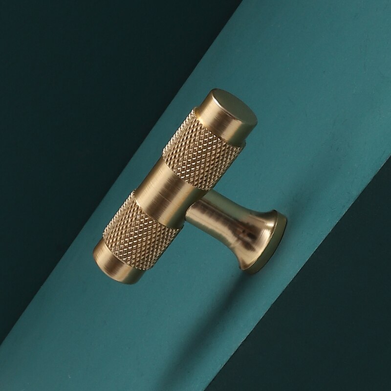 Nordic Brushed Gold-Brushed Nickel Cabinet Door handles