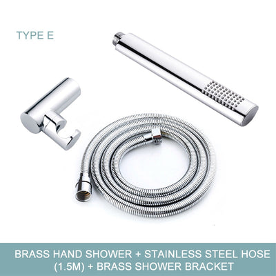 Chrome hand shower sprayers