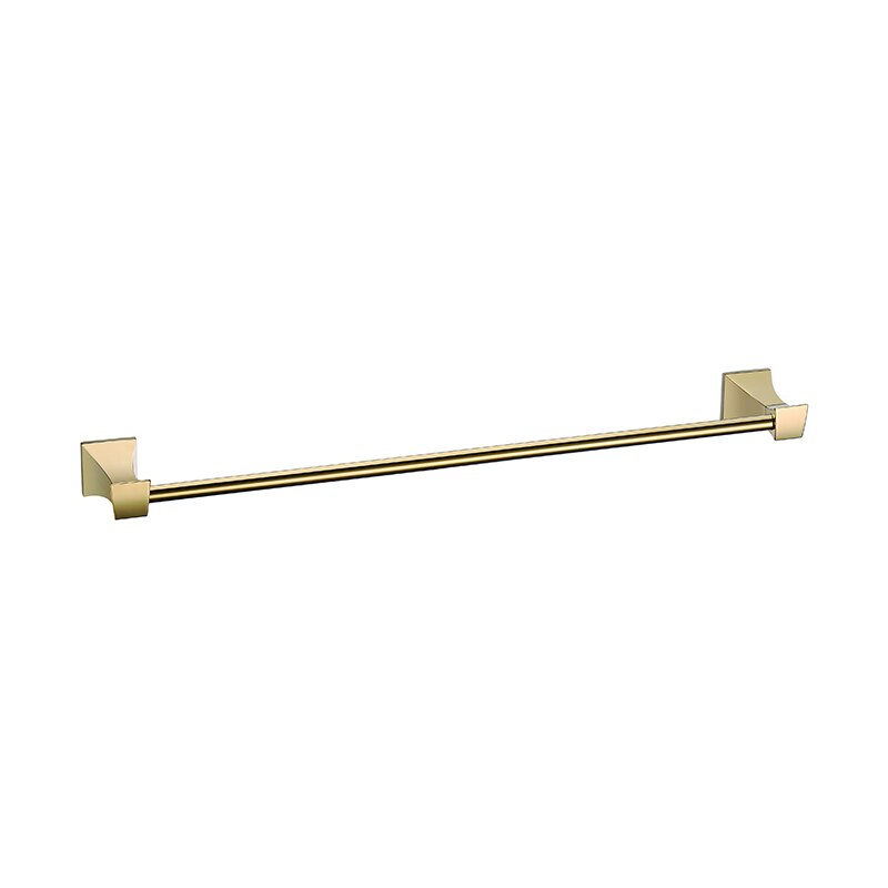 Gold polished square bathroom accessories