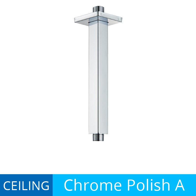 Ceiling and wall mounted shower arm