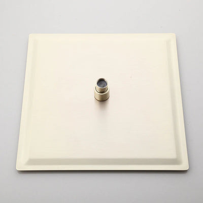 Brushed gold square 12 Inches inch 2 way function diverter shower kit