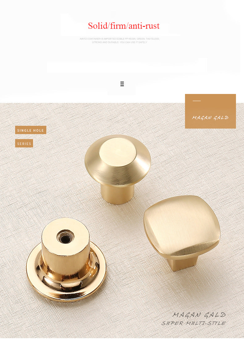 Gold Cabinet door knobs