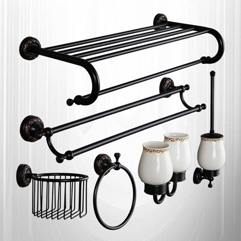 Oil rubbed bronze bathroom accessories