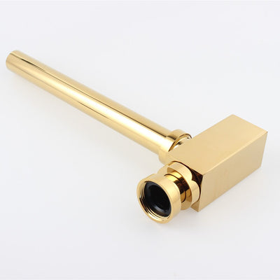 Gold Polished Square P Trap